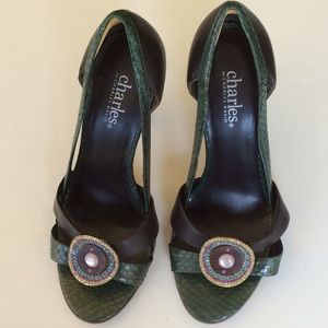 Charles By Charles David Jeweled Sandals